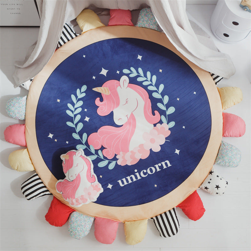 Cartoon Crawling Pad Household Bedroom Bed Pad Baby Can Be Disassembled And Washed