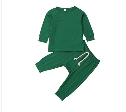 Cozy Cotton Baby Tracksuit Set – Soft, Stretchy & Everyday Comfy