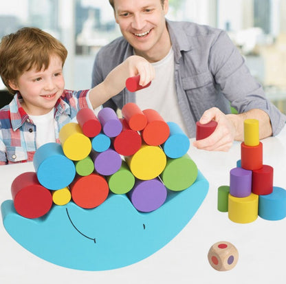 Moon Balance Wooden Game