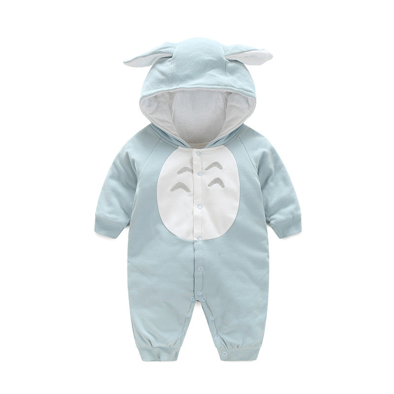 Baby Cotton Hooded Jumpsuit Romper