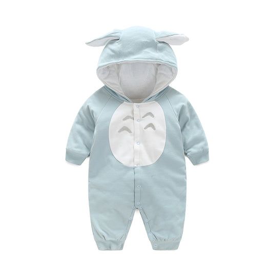 Baby Cotton Hooded Jumpsuit Romper
