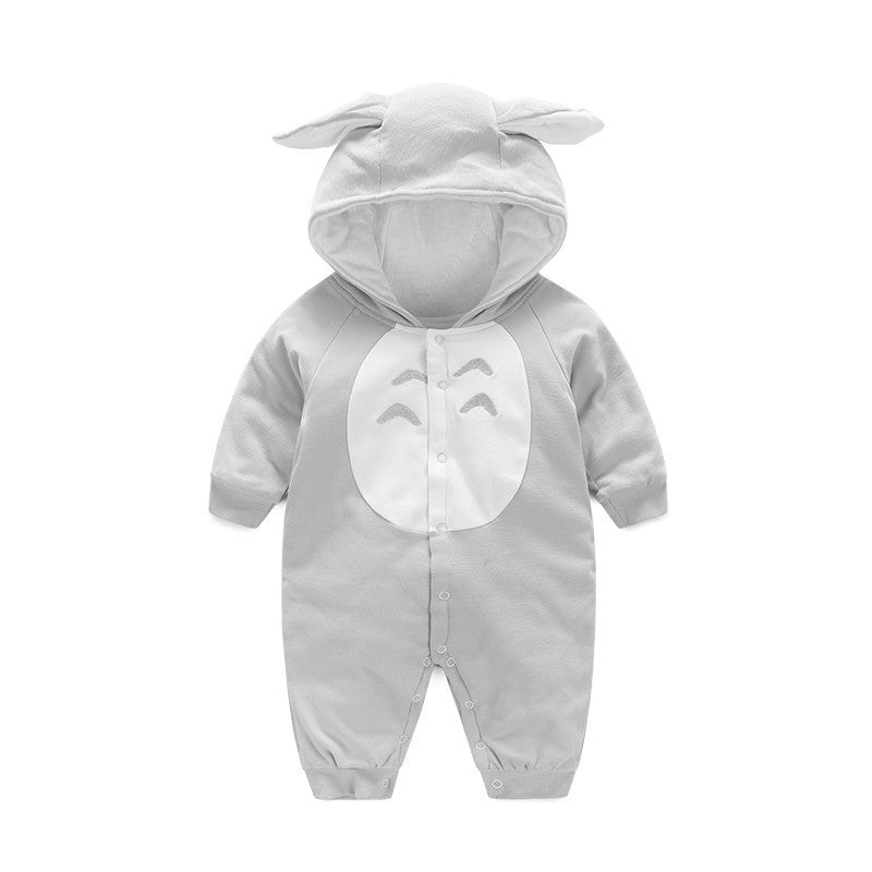 Baby Cotton Hooded Jumpsuit Romper