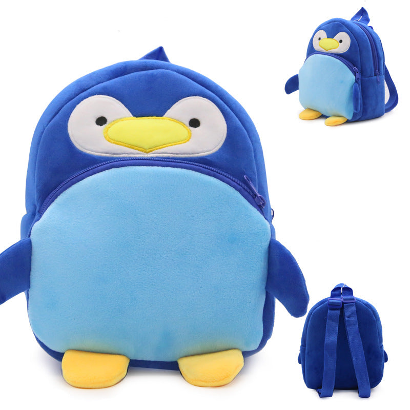 Plush Penguin Toddler Backpack