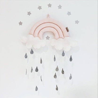 Baby Crib Mobile (Rainbow & Cloud Design)