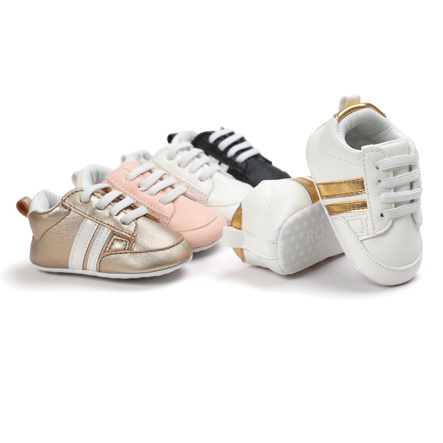 Baby PU Leather First Walker Sneakers