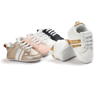 Baby PU Leather First Walker Sneakers