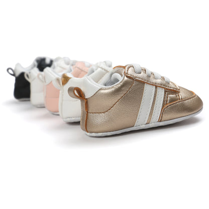 Baby PU Leather First Walker Sneakers