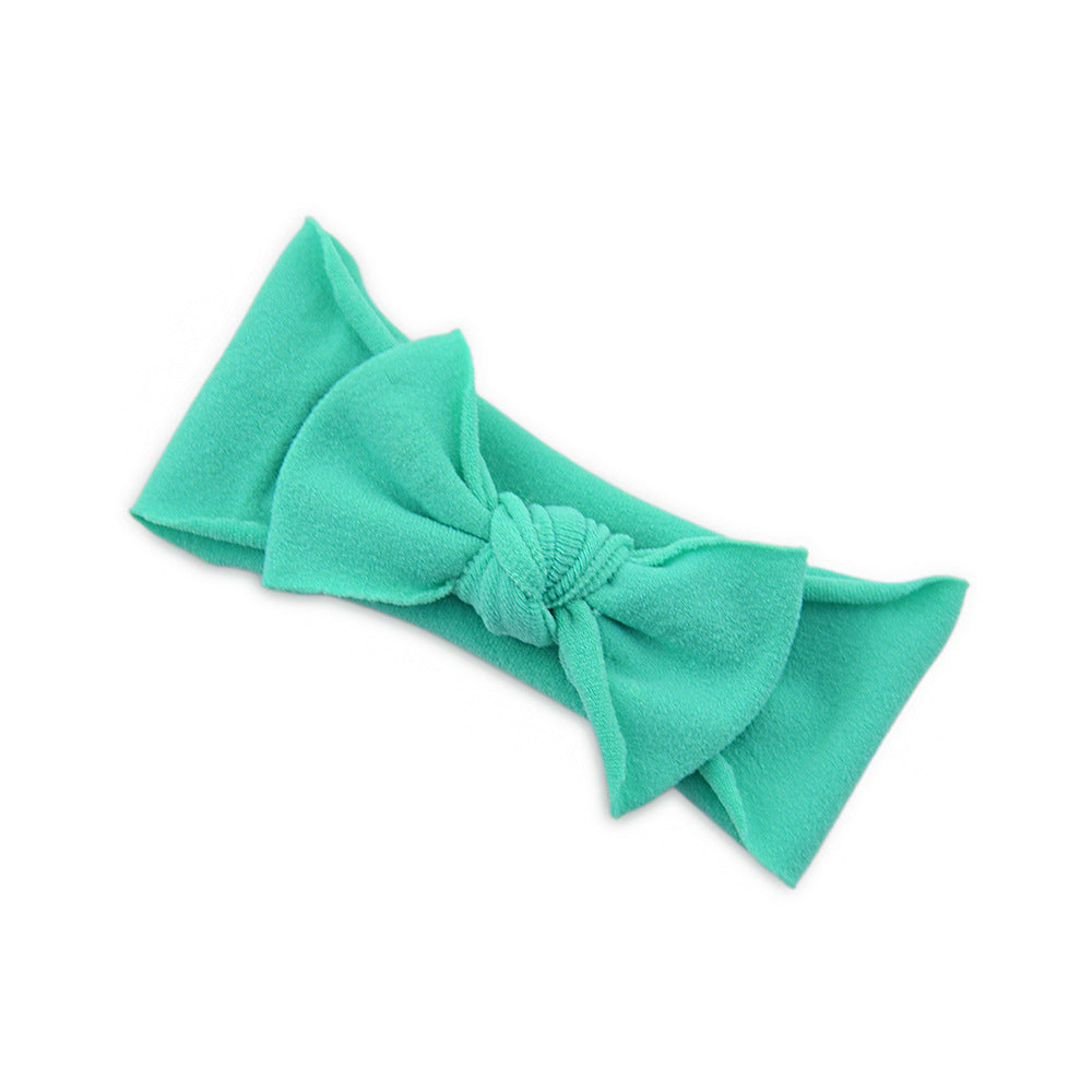 Baby Knotted Bow Headband (Solid Colour)