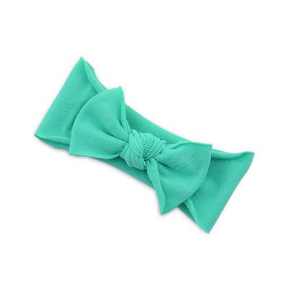 Baby Knotted Bow Headband (Solid Colour)