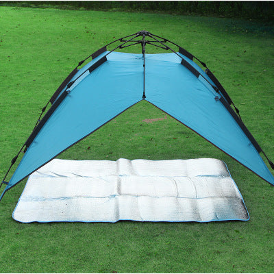 Outdoor Moisture-Proof Mat – Single-Sided Aluminium Foil Camping & Picnic Blanket (1.5 × 2m)