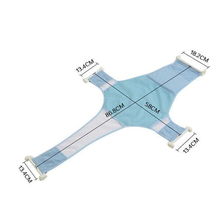 Cotton baby bath net cross non-slip light bath net newborn bath bed bath universal bath net