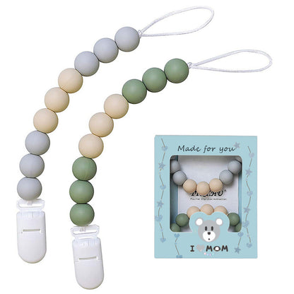 Baby Silicone Pacifier Chain (Teether & Holder)
