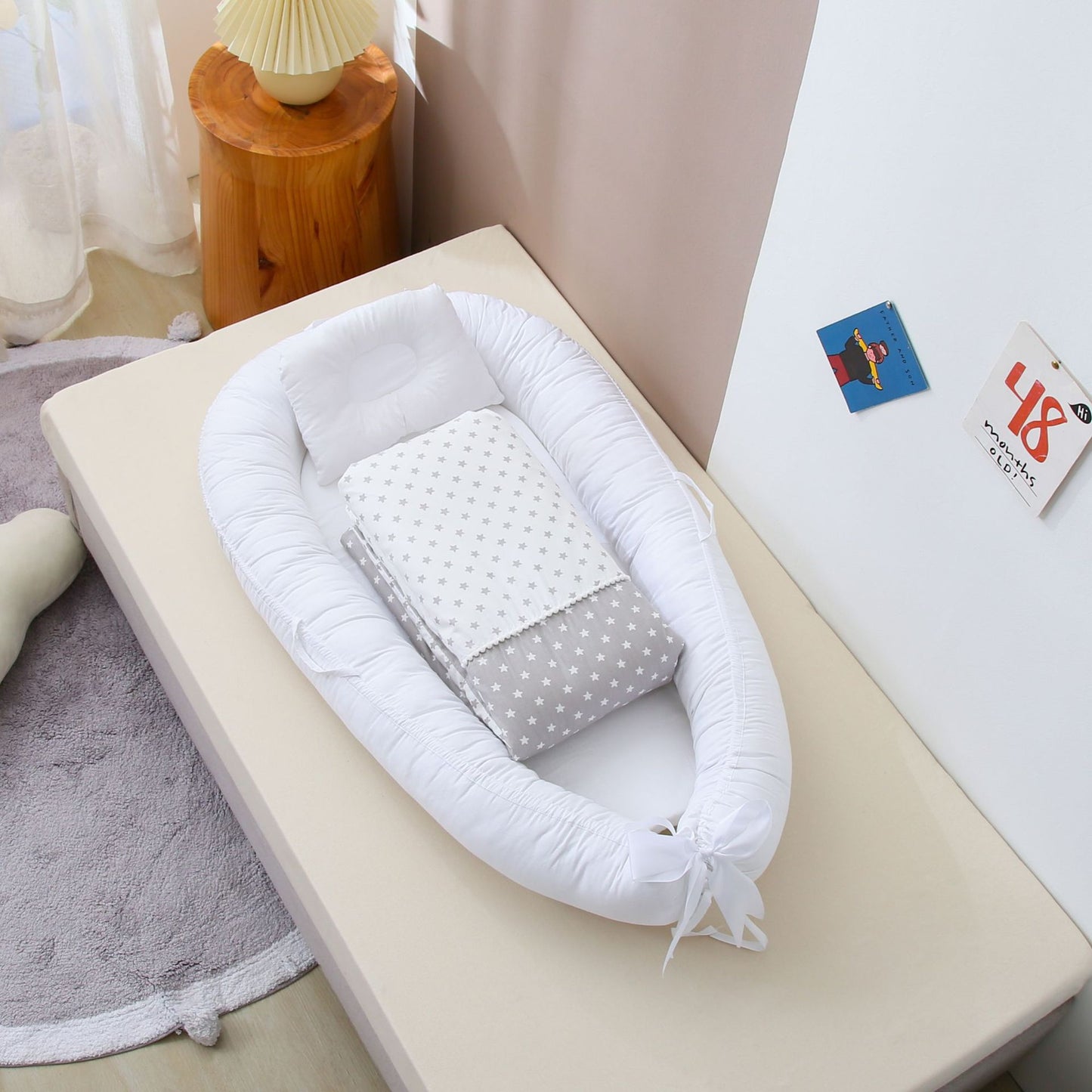 Portable Baby Folding Bed – Soft, Safe & Fully Washable