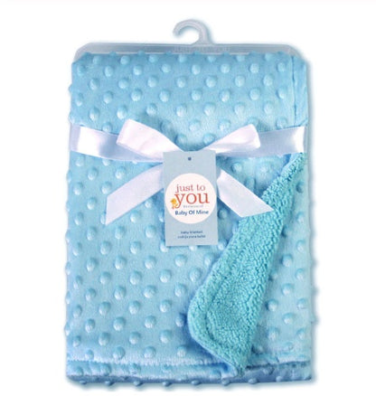 Polar Dot Baby Blanket / Newborn Swaddle Wrap