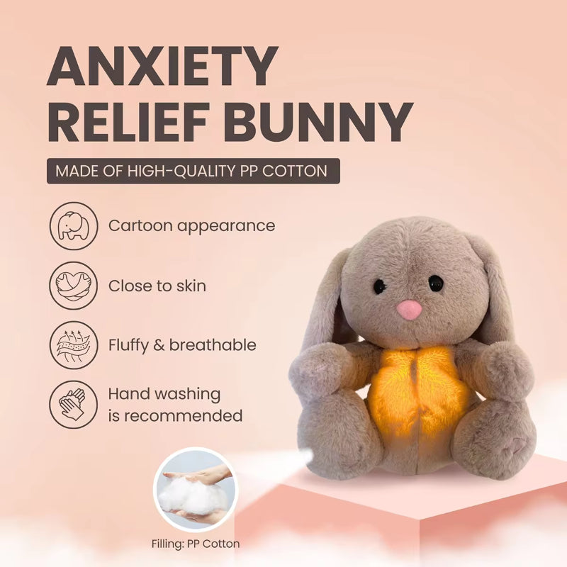 Breathing Bunny Soothing Sensory Plush