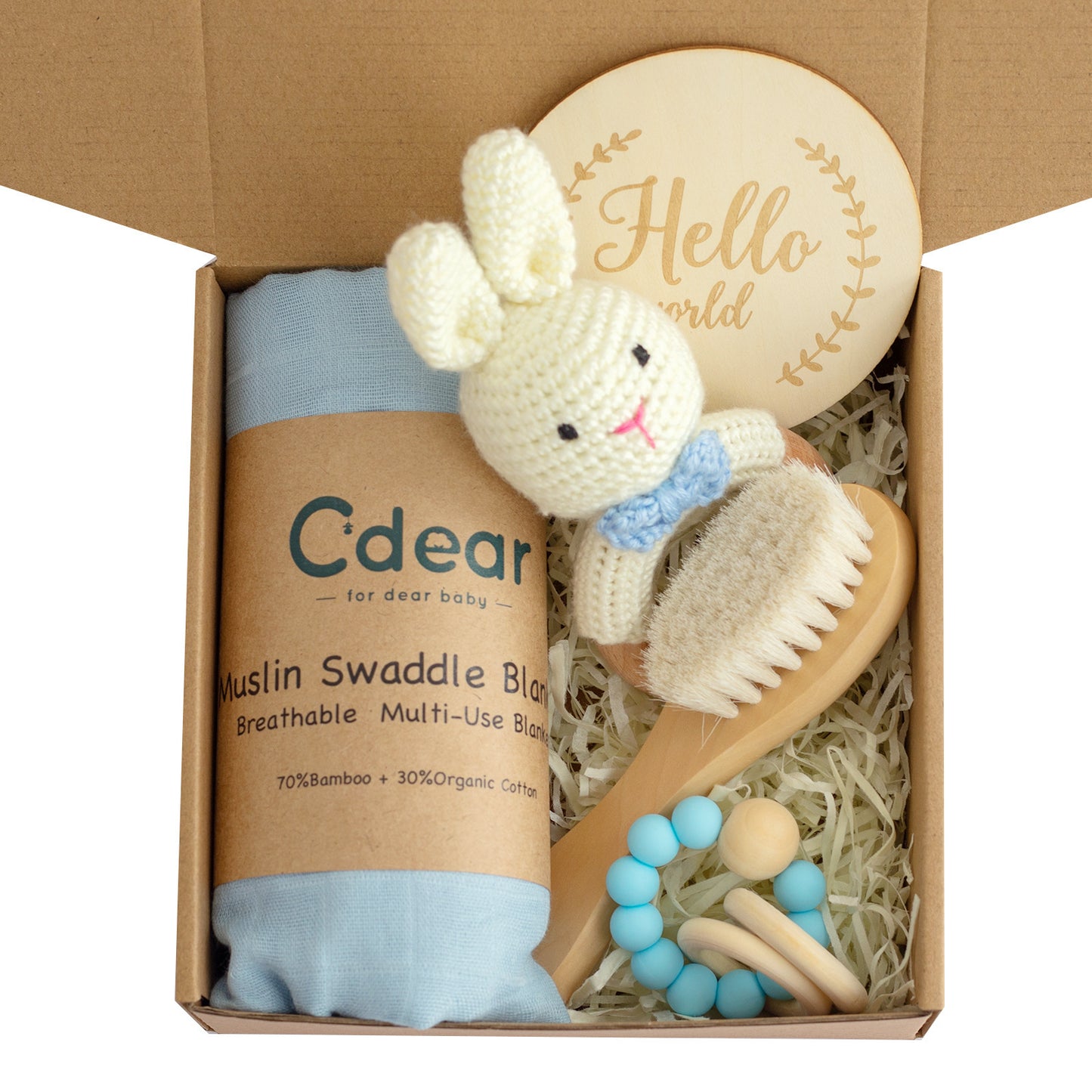 Baby Teething Toys Gift Set – Soothing, Stylish & Perfect for Newborns