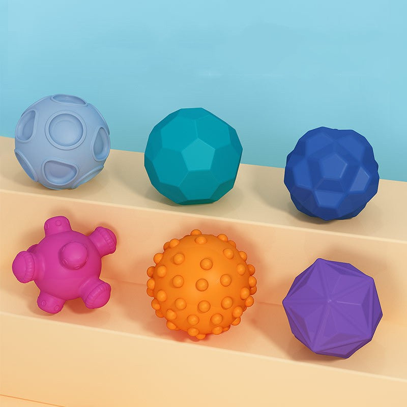 Baby Sensory Shape & Soft Rubber Ball Set