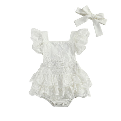 Lace Baby Romper