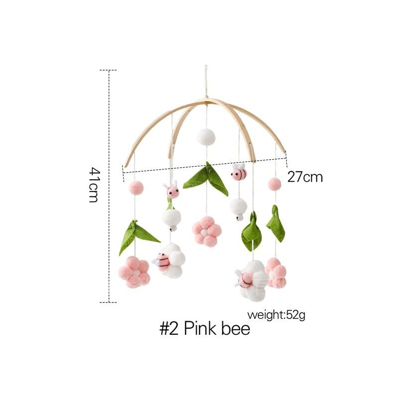 Cross-border Comforter Bed Bell Hanging Baby Sleep Companion Wind Chimes Rotatable Rattle Toys