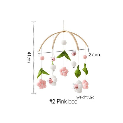 Cross-border Comforter Bed Bell Hanging Baby Sleep Companion Wind Chimes Rotatable Rattle Toys