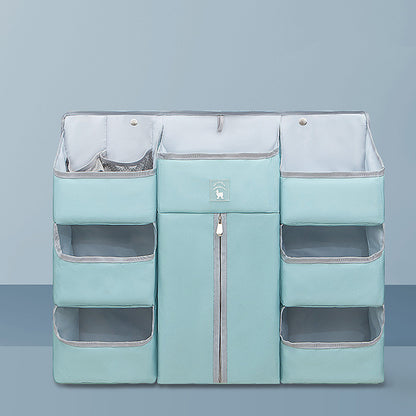 Baby Crib Hanging Storage Bag – Multi-Pocket Organiser for Easy, Everyday Parenting