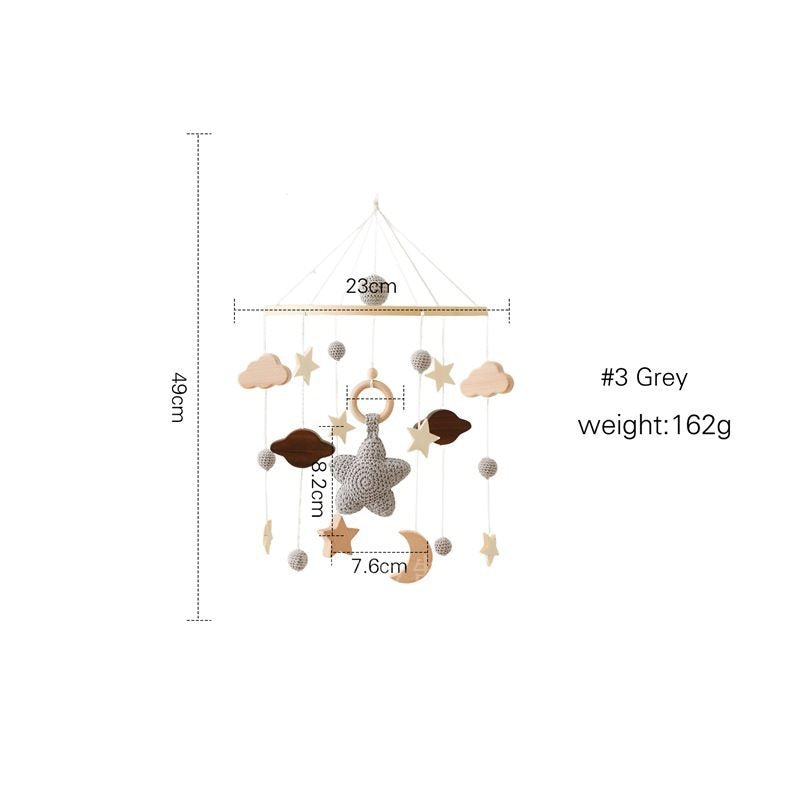 Cross-border Comforter Bed Bell Hanging Baby Sleep Companion Wind Chimes Rotatable Rattle Toys