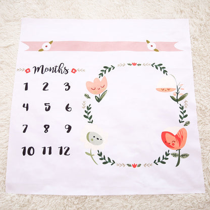 Baby Milestone Photo Blanket