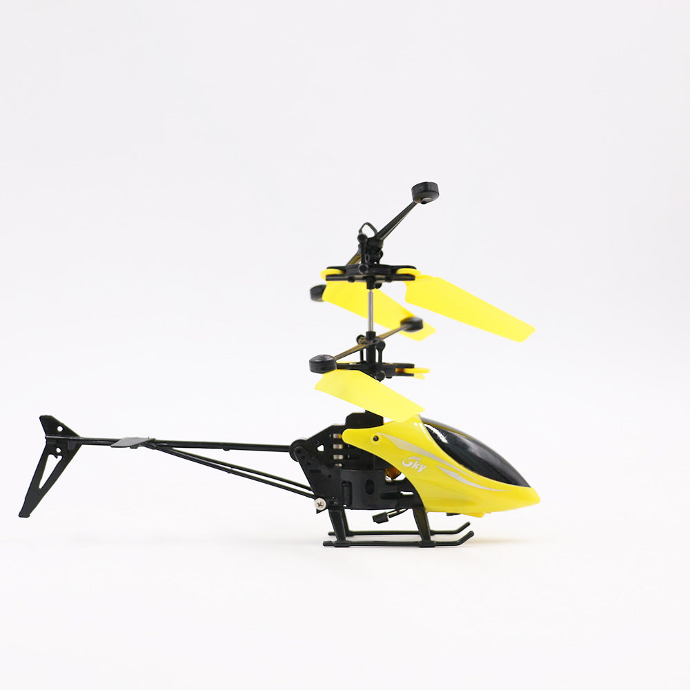 SkyGlide™ Induction RC Helicopter – Auto-Lift, USB Charging, Kid-Friendly Fun