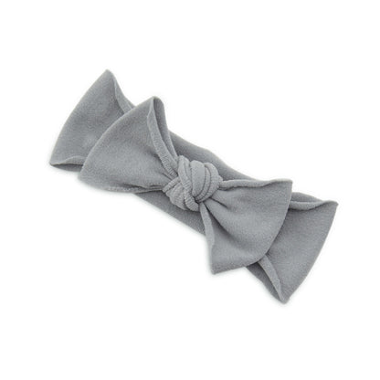 Baby Knotted Bow Headband (Solid Colour)