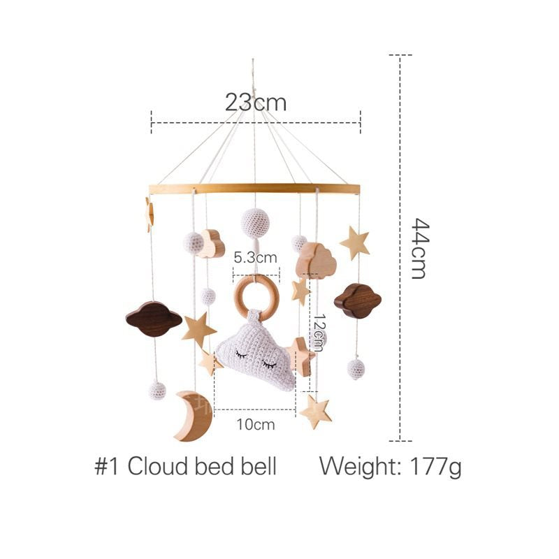 Cross-border Comforter Bed Bell Hanging Baby Sleep Companion Wind Chimes Rotatable Rattle Toys