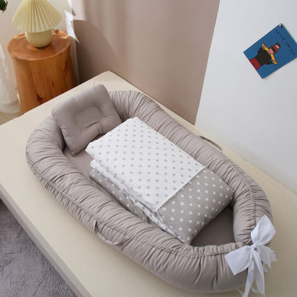 Portable Baby Folding Bed – Soft, Safe & Fully Washable