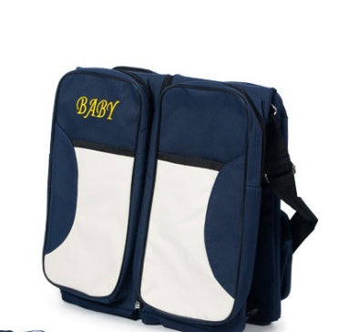 3-in-1 Portable Baby Travel Bed & Multifunction Mommy Bag – Foldable, Spacious & Perfect for On-the-Go Sleeping