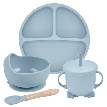 Silicone Suction Divided Dinner Plate Set