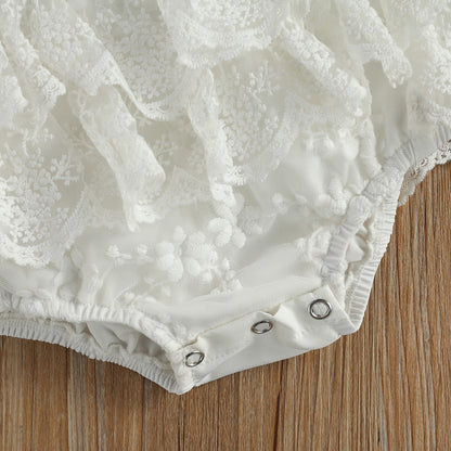 Lace Baby Romper