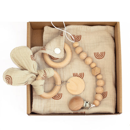 Baby Teething Toys Gift Set – Soothing, Stylish & Perfect for Newborns