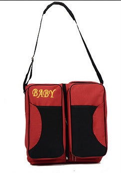 3-in-1 Portable Baby Travel Bed & Multifunction Mommy Bag – Foldable, Spacious & Perfect for On-the-Go Sleeping