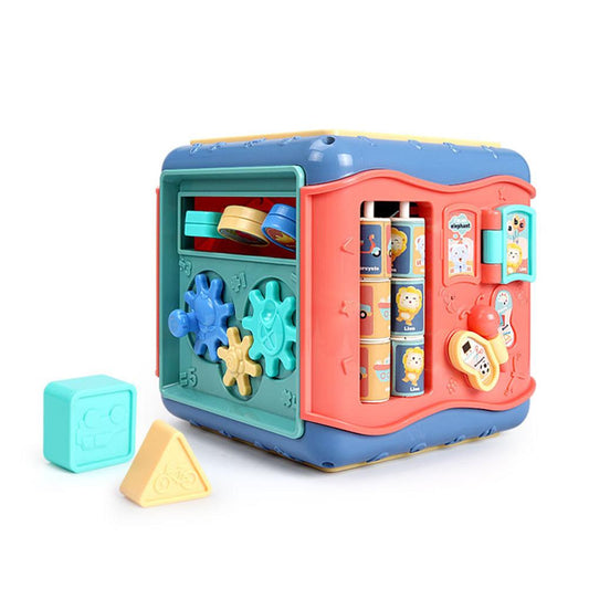 Baby Montessori Hexahedron Activity Cube – 6-Sided Educational Toy for Early Learning