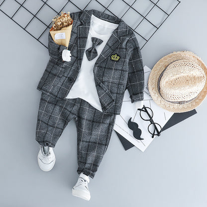 British Gentleman Three-Piece Suit for Boys