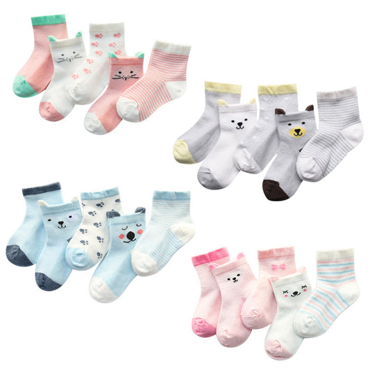 Kids Breathable Cotton Socks