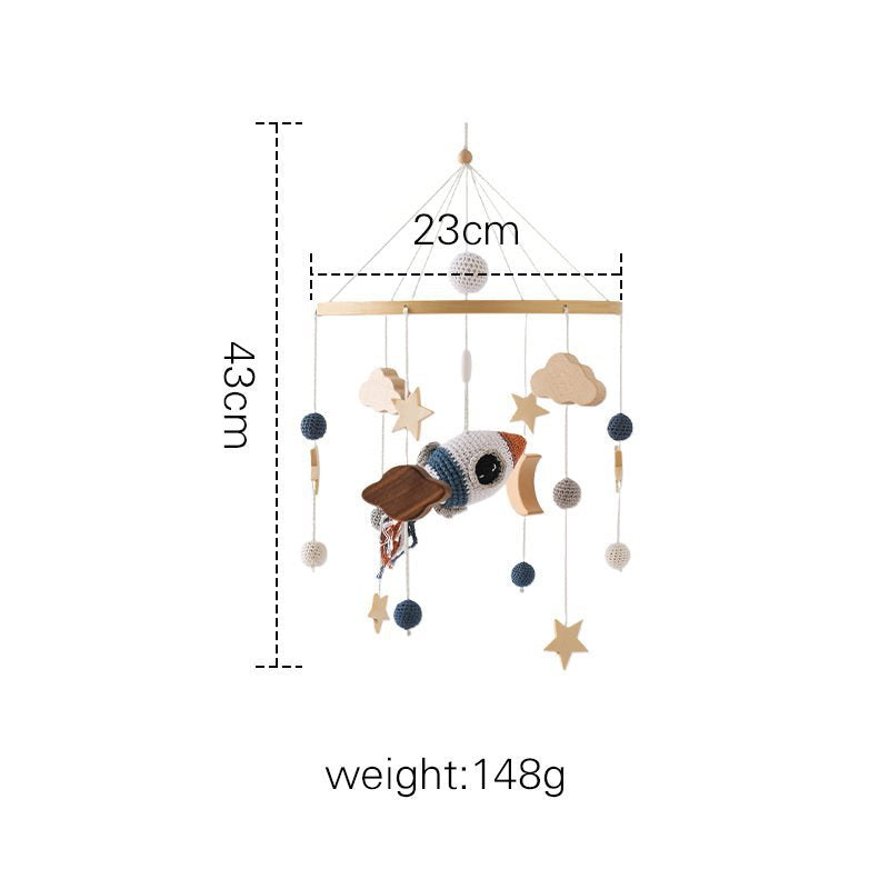 Cross-border Comforter Bed Bell Hanging Baby Sleep Companion Wind Chimes Rotatable Rattle Toys