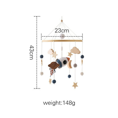 Cross-border Comforter Bed Bell Hanging Baby Sleep Companion Wind Chimes Rotatable Rattle Toys