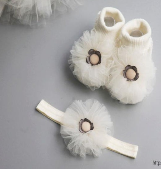 Baby Headband & Socks Set (Infant Girls)