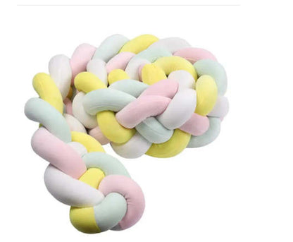 Woven Baby Bed Cover Bumper Strip Four-strand