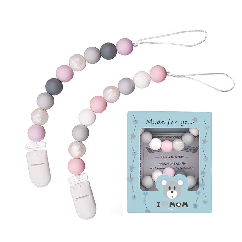Baby Silicone Pacifier Chain (Teether & Holder)
