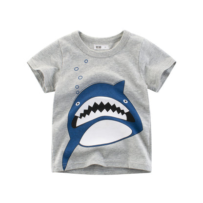 Cool Shark Adventure Kids' T-Shirt – Soft, Fun & Summer-Ready