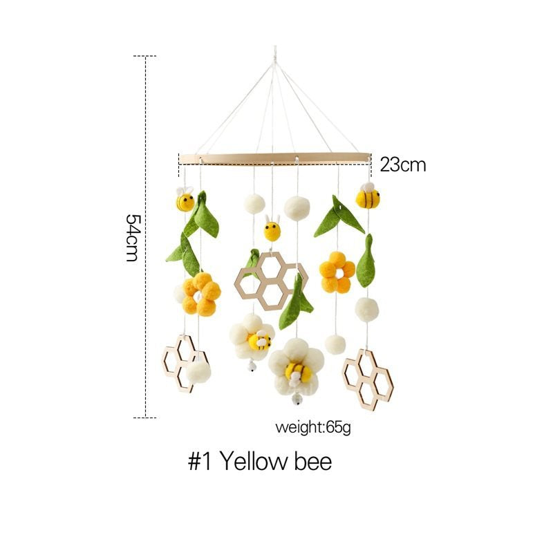 Cross-border Comforter Bed Bell Hanging Baby Sleep Companion Wind Chimes Rotatable Rattle Toys