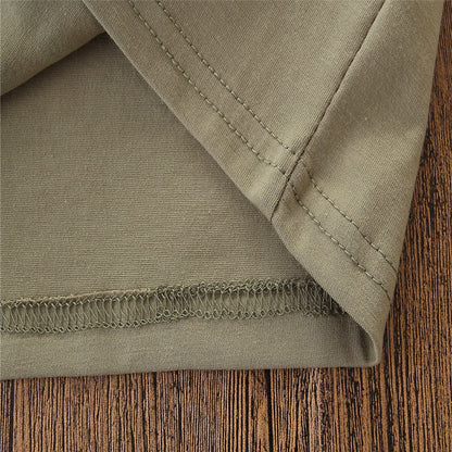 Kids’ Camouflage Flag Outfit – Trendy Summer Two-Piece Set