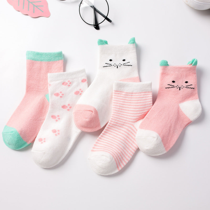 Cartoon Baby Cotton Socks