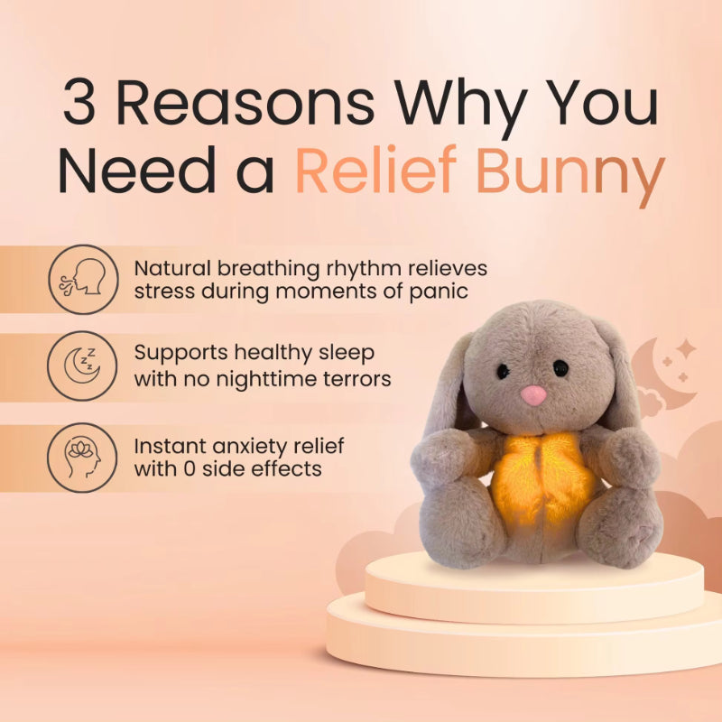 Breathing Bunny Soothing Sensory Plush