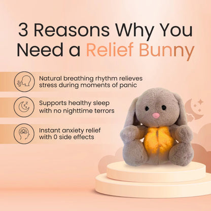 Breathing Bunny Soothing Sensory Plush